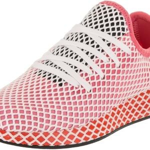 Women's Deerupt Net Lace Up Sneakers size 8 nwot  Chalk Pink/Bright Orange
